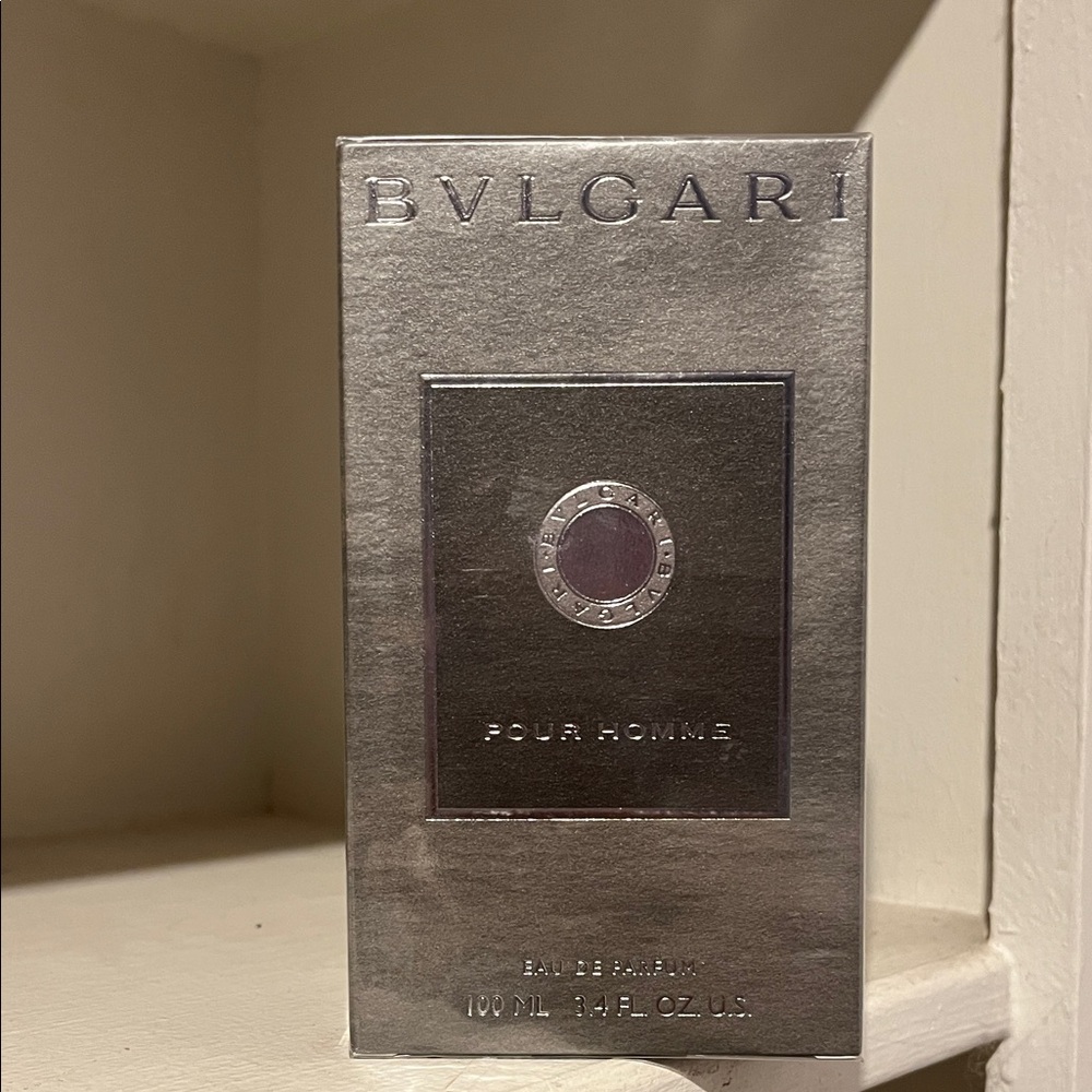 Bulgari Metallic Silver Fragrance Box